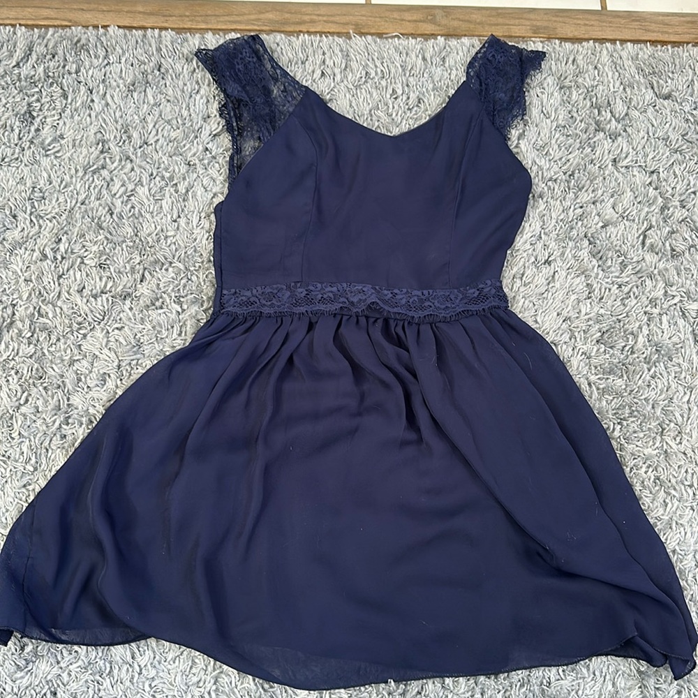 Navy dress, size small